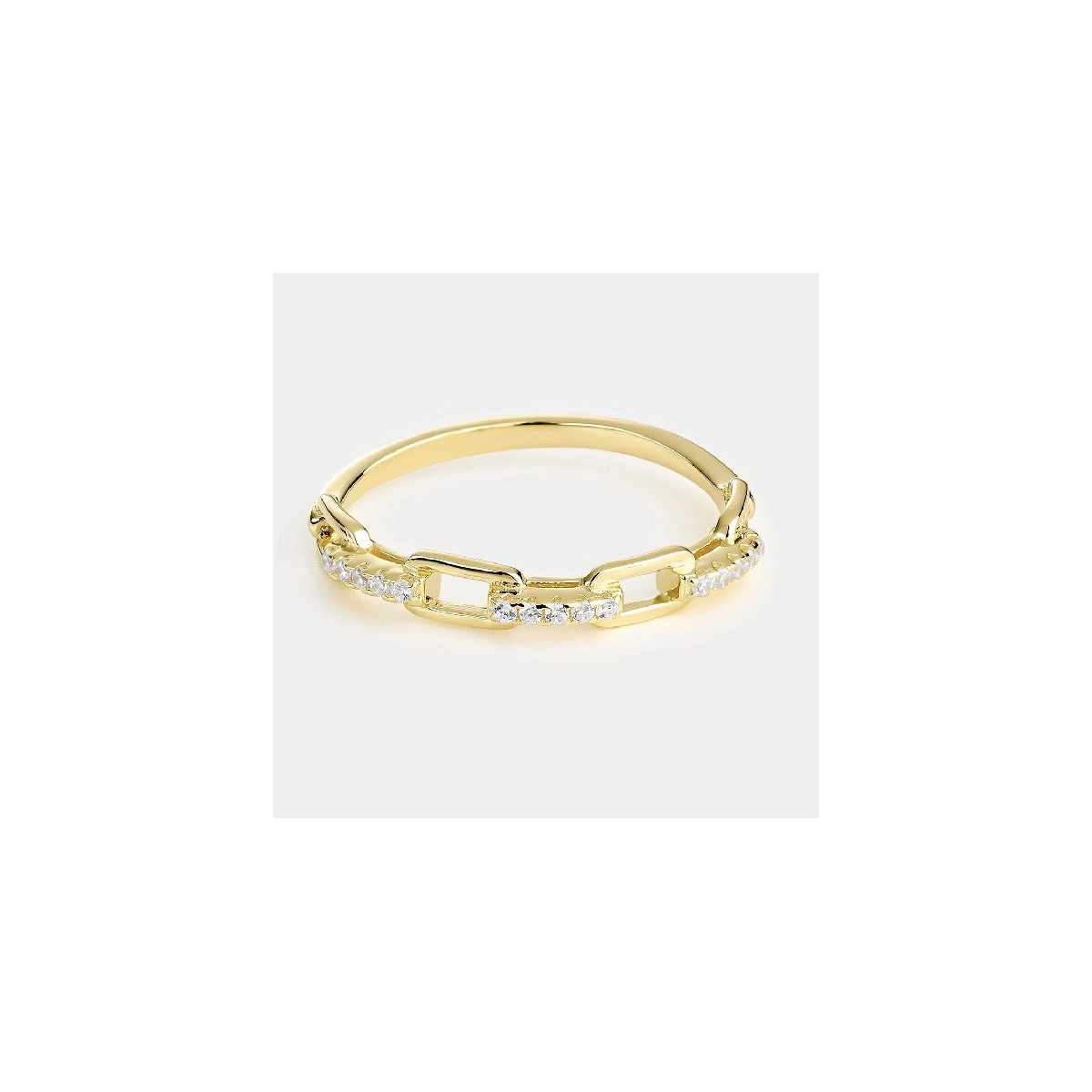 Anillo Itemporality plata 925 dorada talla 12