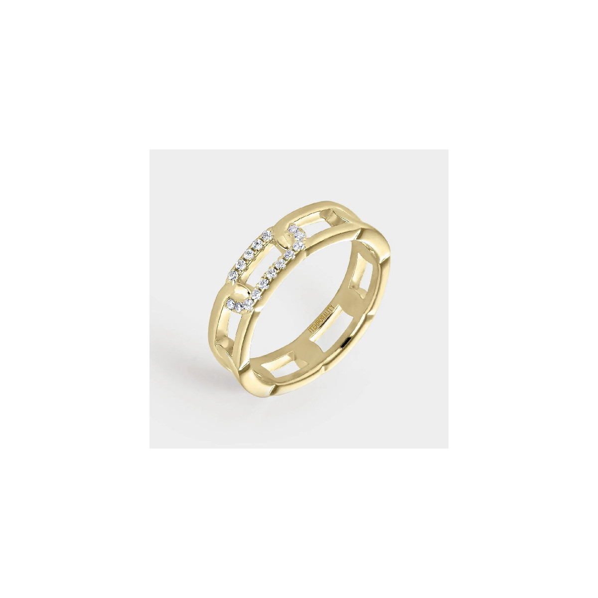 Anillo Itemporality plata 925 dorada talla 14