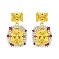 Pendientes Luxenter Jidhal plata 925 dorado