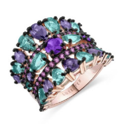 Anillo Luxenter Zumil plata rosa 925 talla 14