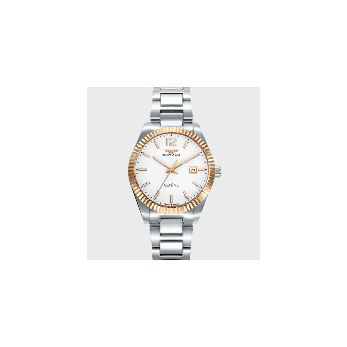 Reloj Sandoz Casuel Bicolor para mujer