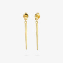 Pendientes Radiant plata 925 dorada Punk.