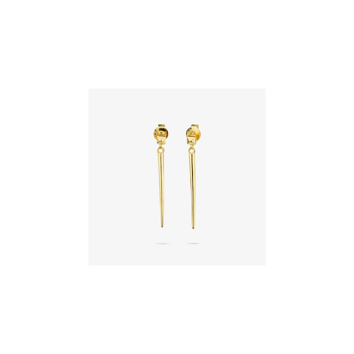 Pendientes Radiant plata 925 dorada Punk.