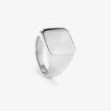 Anillo Radiant sello Hombre acero Shine talla 22