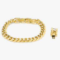 Pulsera Radiant Acero Dorado Hombre BOXER