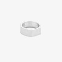 Anillo Radiant sello Hombre acero Slim talla 26