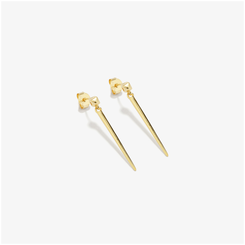 Pendientes Radiant plata 925 dorada Punk.