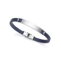 Pulsera Viceroy Eco de acero reciclado con correa vegana azul.