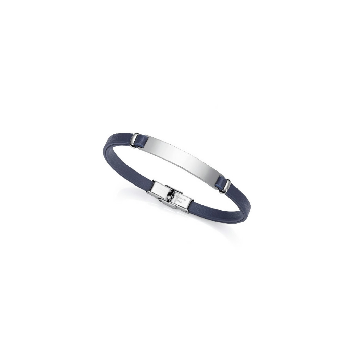 Pulsera Viceroy Eco de acero reciclado con correa vegana azul.