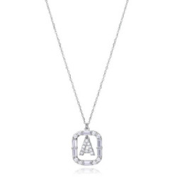 Gargantilla Viceroy Letra A plata 925