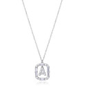 Gargantilla Viceroy Letra A plata 925