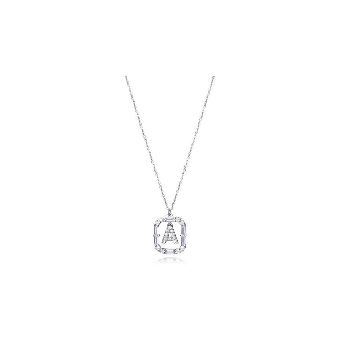 Gargantilla Viceroy Letra A plata 925