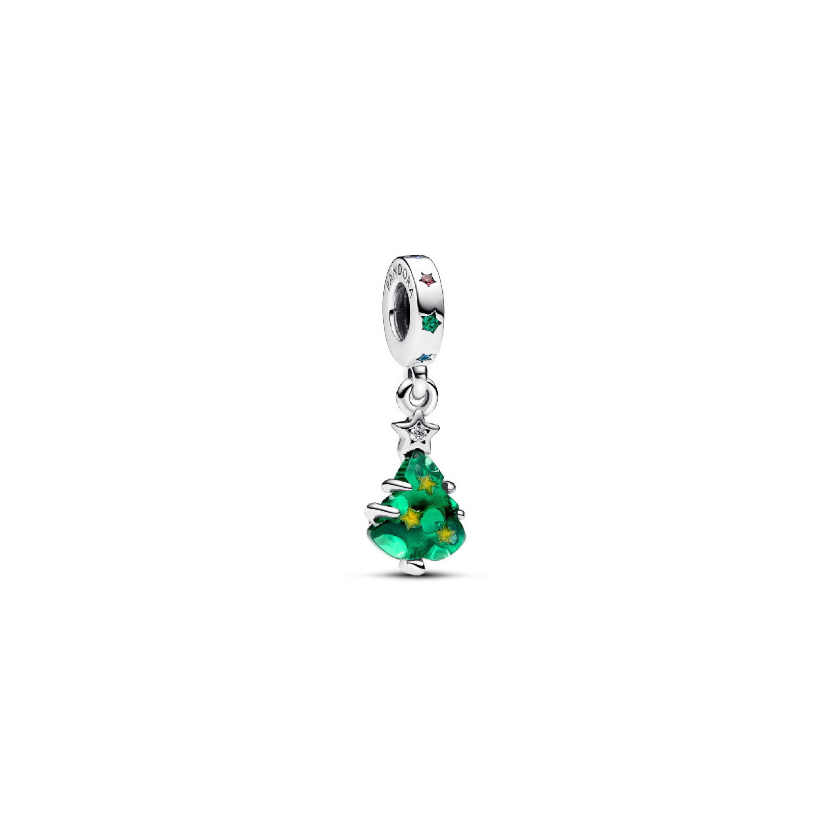 Abalorio Pandora Moments plata 925 Colgante Árbol de Navidad Brillante