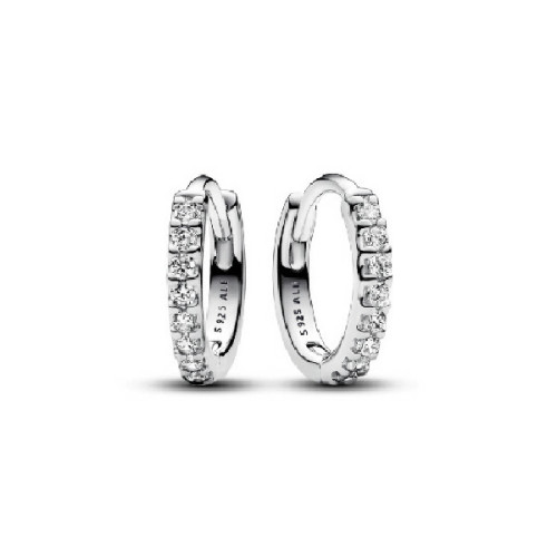 Pendientes Pandora plata 925 de Aro Abrazo Brillante