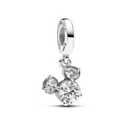 Abalorio Pandora Moments plata 925 Colgante Silueta Cabeza Brillante de Mickey Mouse