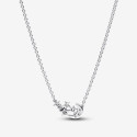 Collar Pandora plata 925 Luna y Estrella Brillantes