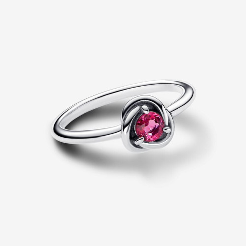 Anillo Pandora plata 925 Círculo Eternity Rosa talla 50