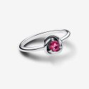 Anillo Pandora plata 925 Círculo Eternity Rosa talla 50