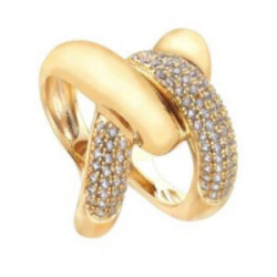Anillo Durán Exquse plata 925 dorado