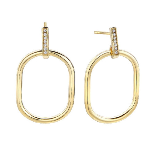 Pendientes Durán Exquse Florencia plata 925 dorada