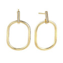Pendientes Durán Exquse Florencia plata 925 dorada
