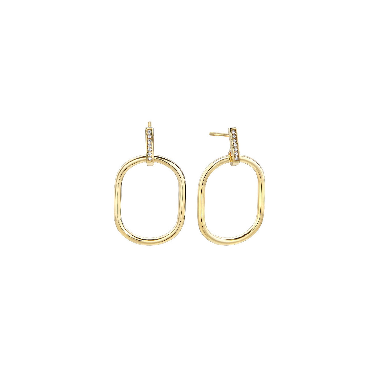 Pendientes Durán Exquse Florencia plata 925 dorada