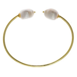 Pulsera Salvatore plata 925 dorada y perlas