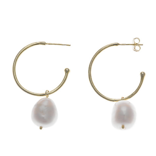 Pendientes Salvatore plata 925 dorada
