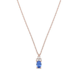 Gargantilla Luxenter Garma plata rosa 925