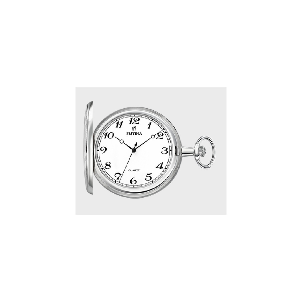 Reloj de bolsillo Festina con tapa y leontina