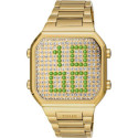 Reloj Tous D-BEARdigital con brazalete de acero IPG dorado y caja con leds