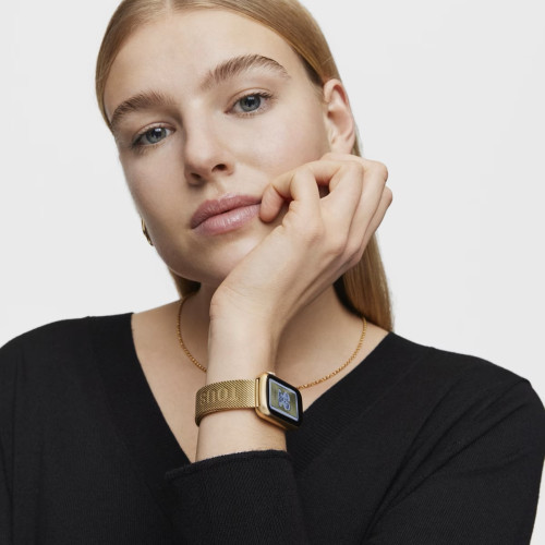 Reloj Tous T-band smartwatch con brazalete acero IPG dorado y caja de aluminio en color IPG dorado