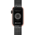 Reloj Tous T-Band smartwatch con brazalete de acero IP gris y caja de aluminio en color IPRG rosado