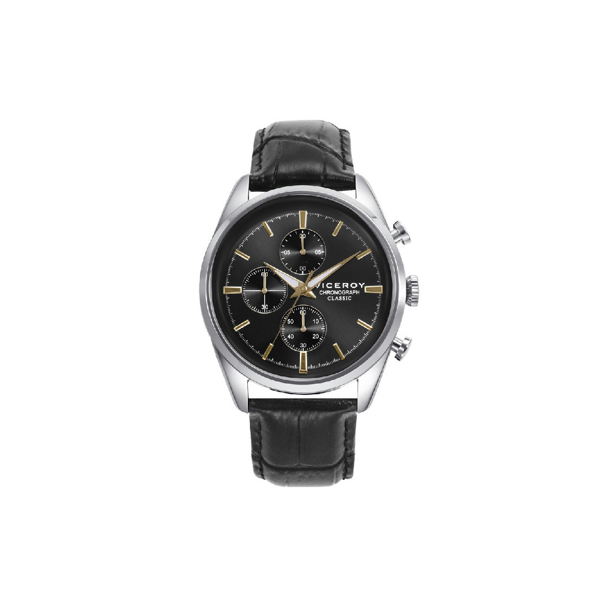 Reloj Viceroy Crono colección Classic para hombre con esfera negro grafito