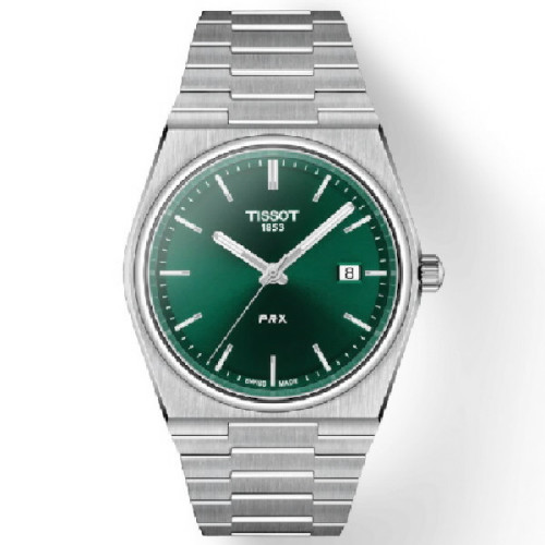 Reloj Tissot PRX cuarzo 40mm esfera verde