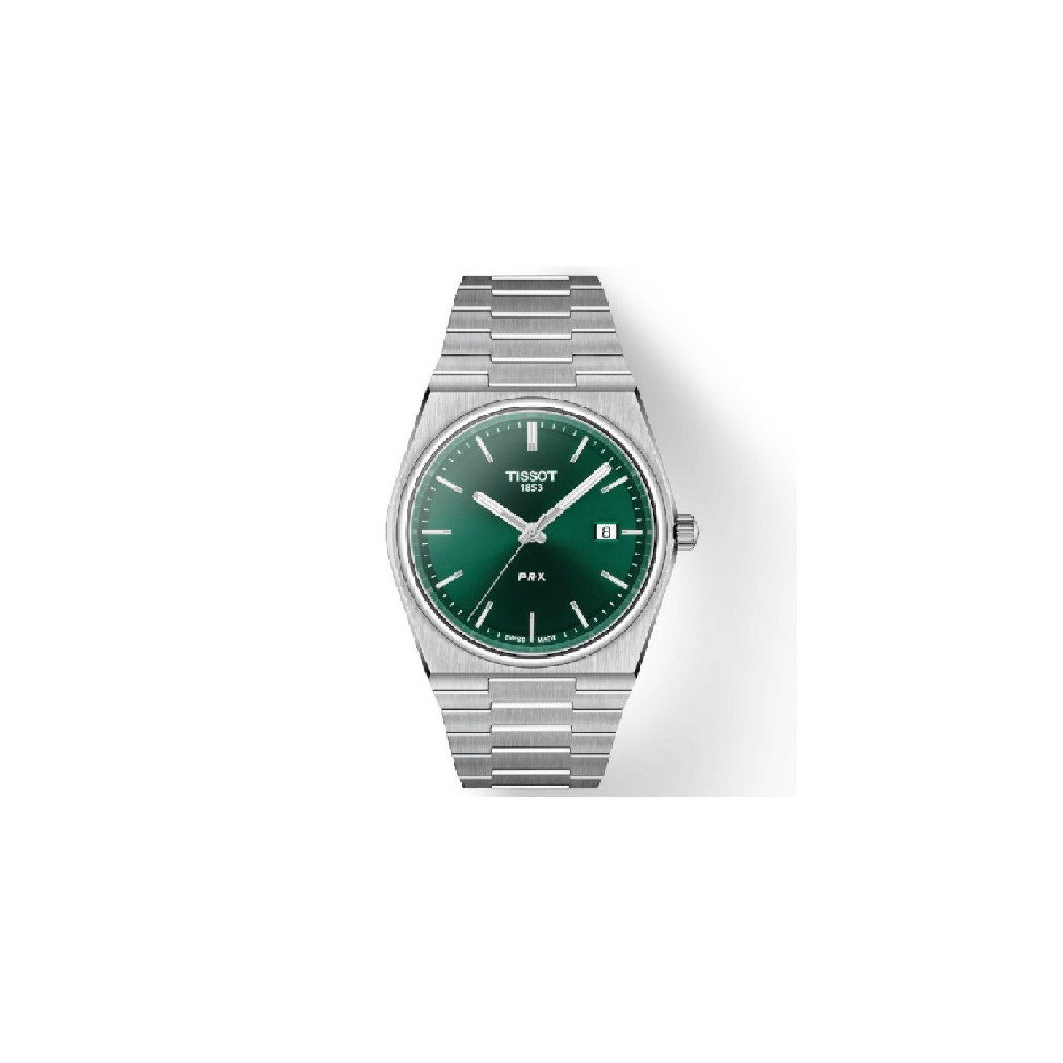 Reloj Tissot PRX cuarzo 40mm esfera verde