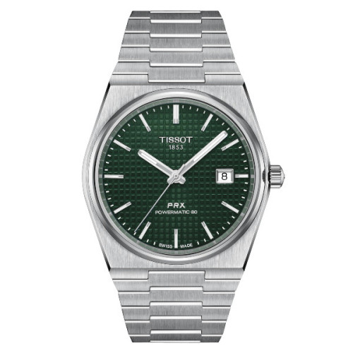 Reloj Tissot PRX Powematic 80 para hombre esfera verde