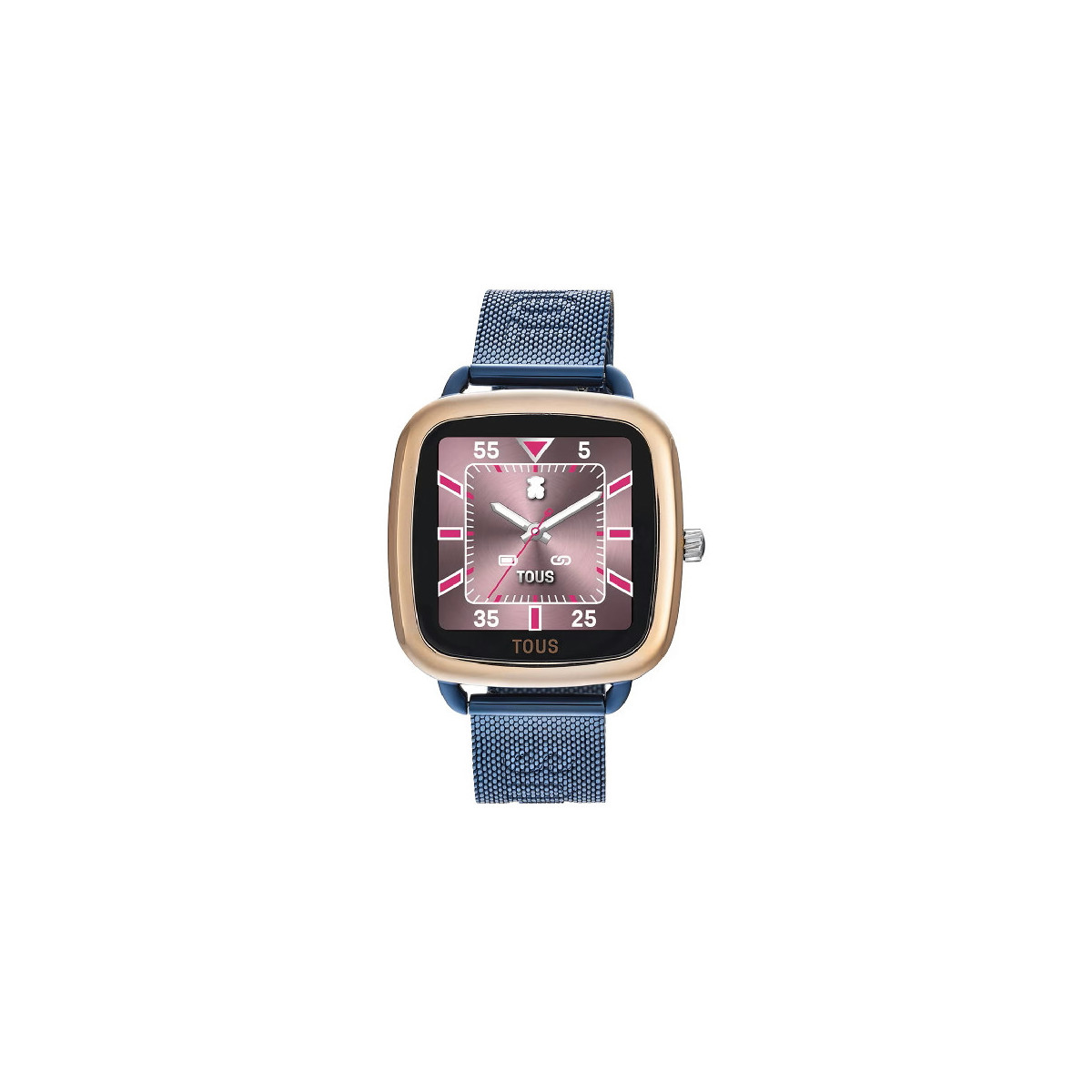 Reloj smartwatch Tous D-Connect con brazalete de acero IP negro