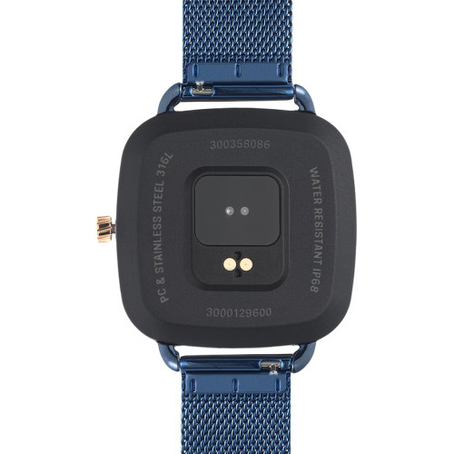 Reloj smartwatch Tous D-Connect con brazalete de acero IP negro