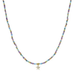 Collar Luxenter Estrella plata 925 dorada