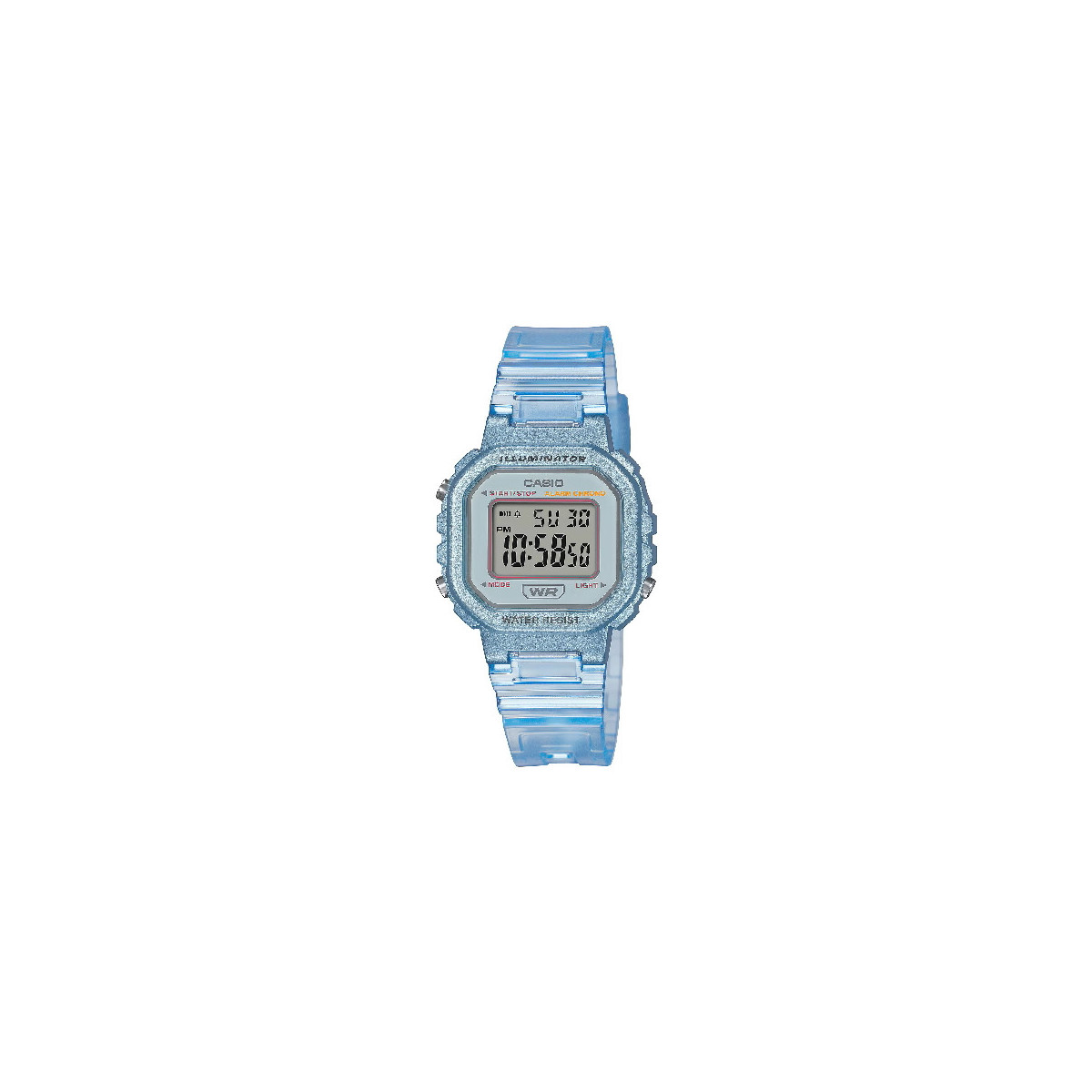 Reloj Casio Collection digital azul para mujer
