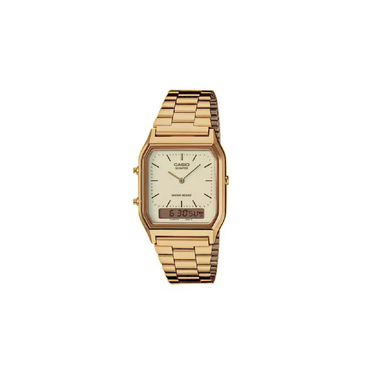 Reloj Casio Edgy Collection Ana-Digi dorado para mujer