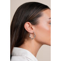 Pendientes Itemporality rizados plata 925