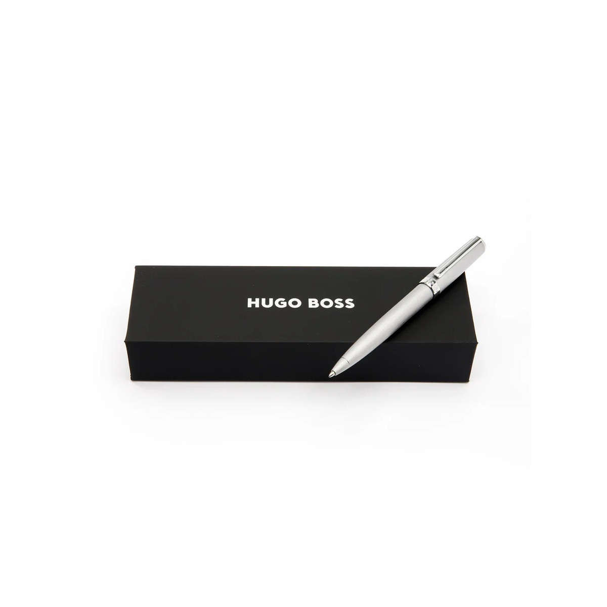 Bolígrafo Hugo Boss Gear Brushed Chrome