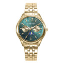Reloj Viceroy Chic IP dorado multifunción con esfera verde para mujer