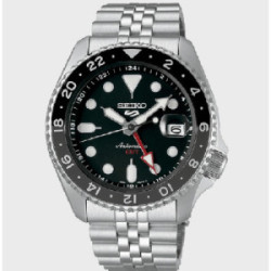 Seiko 5 Sports Style GMT negro para hombre