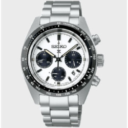 Reloj Seiko Prospex Speedtimer 39mm esfera blanca