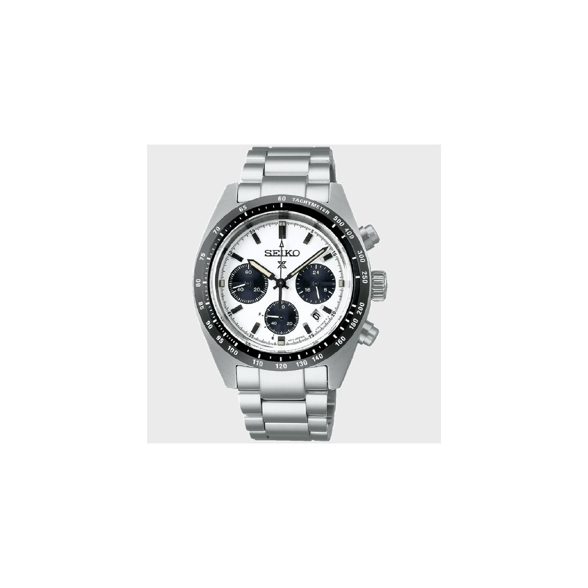 Reloj Seiko Prospex Speedtimer 39mm esfera blanca