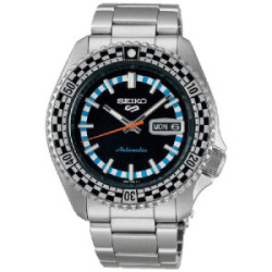 Reloj Seiko 5 Edición Especial Rally Diver azul Auto 42mm