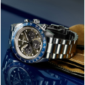 Reloj Seiko Prospex Crono Solar Speedtimer bisel azul